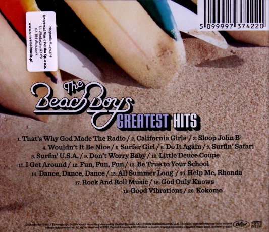 The Beach Boys: Greatest Hits [CD]