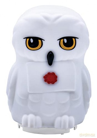 LEXIBOOK NLJ105HP Hedwig Harry Potter Nightlight, Night Light for Kids Room with Timer