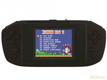 LEXIBOOK Power Cyber Arcade, Portable Game Console, 300 games, 2.8" LCD colour screen, JL3000