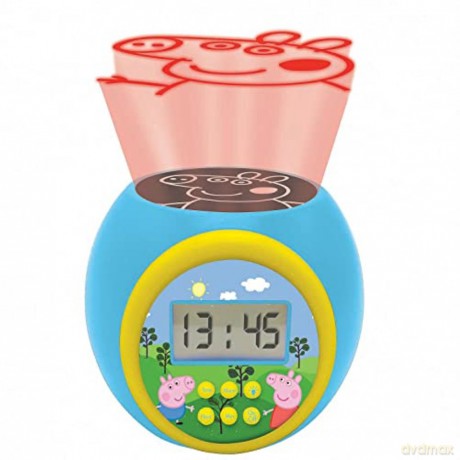 LEXIBOOK Peppa Pig budzik z projketorem