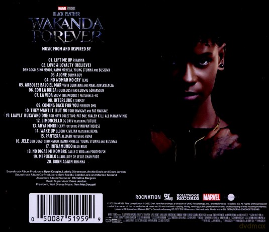 Black Panther: Wakanda Forever soundtrack (Czarna Pantera: Wakanda w moim sercu) [CD]