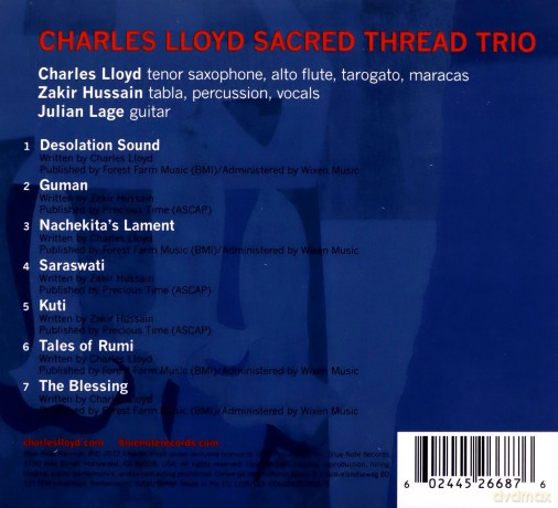 Charles Lloyd: Trios: Sacred Thread [CD]