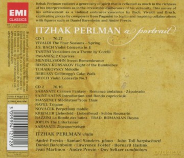 Perlman/Israel Philharmonic Orchestra: Itzhak Perlman A Portrait [2CD]