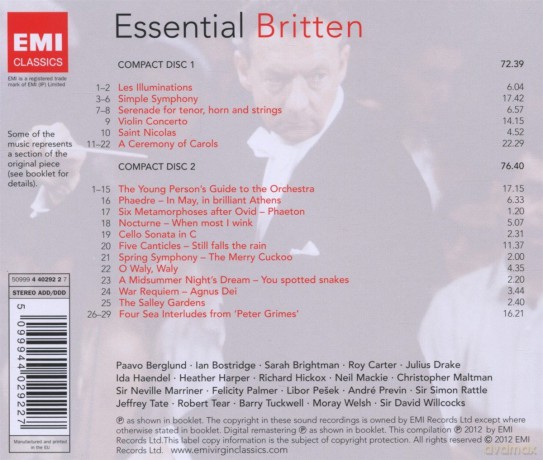 Essential Britten [2CD]