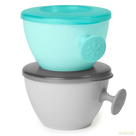 Zestaw misek Easy-Grab Grey/Soft Teal