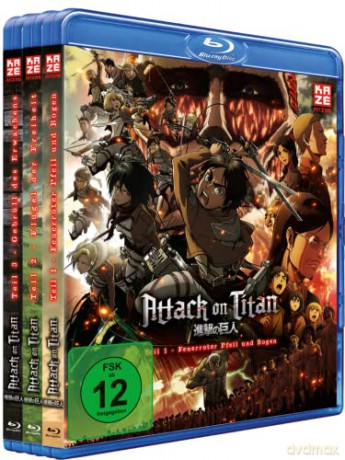 Attack on Titan - Anime Movie Trilogy [3xBlu-Ray]