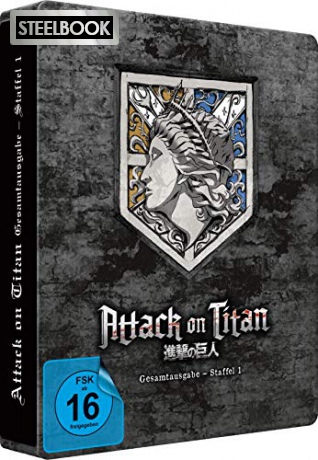 Attack on Titan Season 1 (steelbook) [4xBlu-Ray]