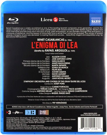 Benet Casablancas: L'enigma di Lea [Blu-Ray]