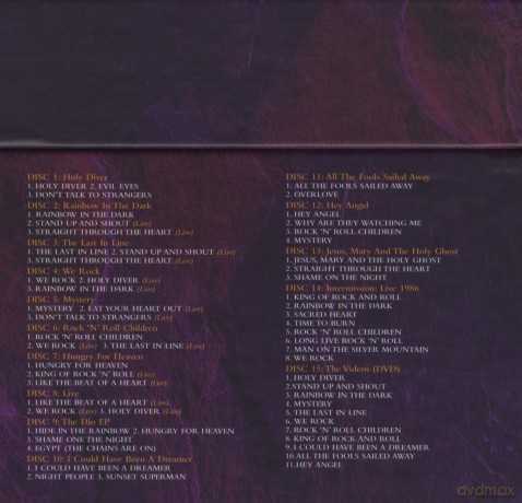 Dio: Singles Box Set [15CD]