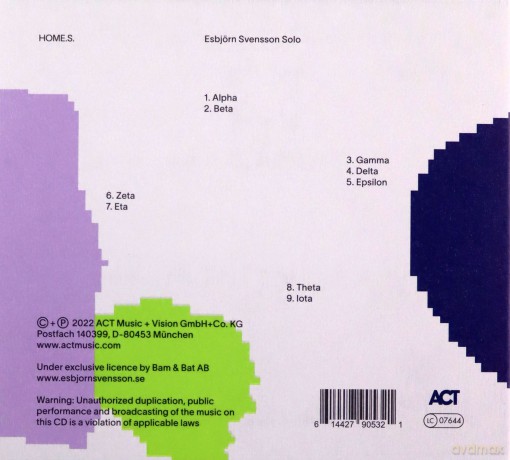 Esbjorn Svensson: Home.S. [CD]