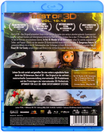 Best of 3D - Das Original - Vol. 10-12 [Blu-Ray 3D]+[Blu-Ray]