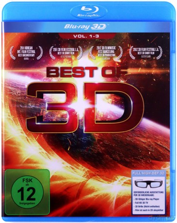 Best of 3D - Das Original - Vol. 1-3 [Blu-Ray 3D]+[Blu-Ray]
