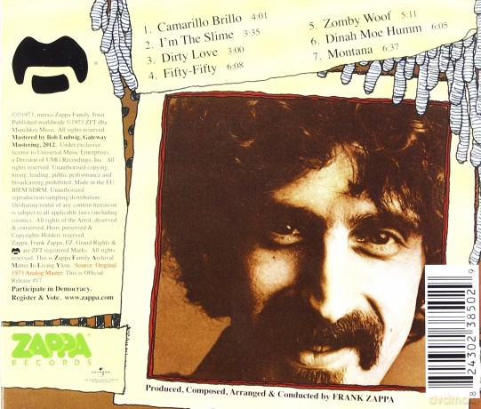 Frank Zappa: Over - Nite Sensation [CD]