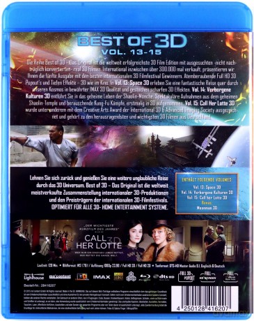Best of 3D - Das Original - Vol. 13-15 [Blu-Ray 3D]+[Blu-Ray]