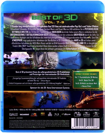 Best of 3D - Das Original - Vol. 7-9 [Blu-Ray 3D]+[Blu-Ray]