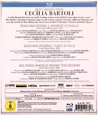 Best Wishes from Cecilia Bartoli [3xBlu-Ray]