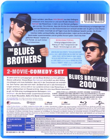 Blues Brothers / Blues Brothers 2000 [2xBlu-Ray]