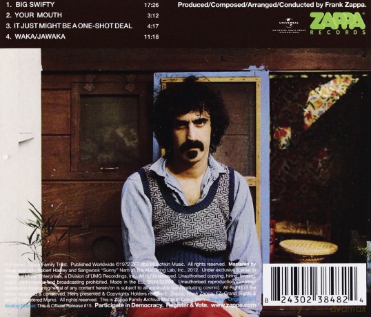 Frank Zappa: Waka/Jawaka [CD]