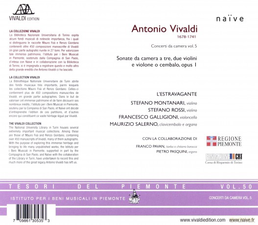 L Estravagante: Vivaldi Sonata Da Camera [CD]