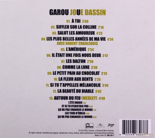 Garou: Garou Joue Dassin [CD]