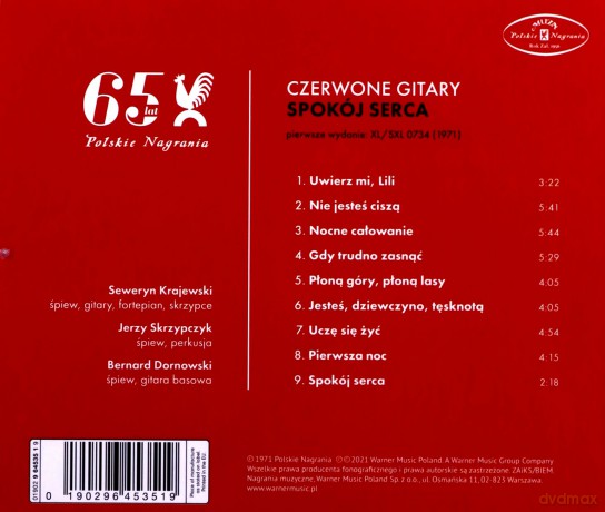 Czerwone Gitary: Spokój Serca (Black) [CD]
