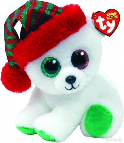 Beanie Boos maskotka świąteczna Paxton - miś polarny 15cm
