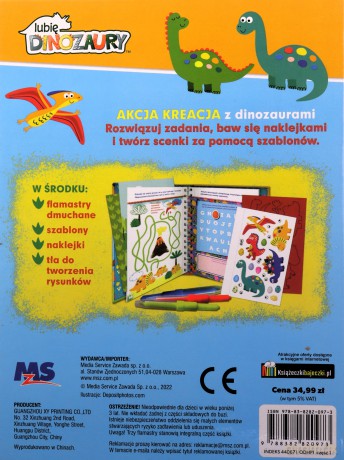 A to historia. Akcja Kreacja. Moje Dinozaury [KSIĄŻKA]