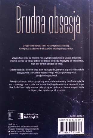 Brudna obsesja. W cieniu kłamstw (Tom 2) - Katarzyna Małecka [KSIĄŻKA]