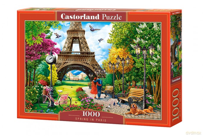 CASTORLAND 1000 el. Wiosna w Paryżu C-104840-2 [PUZZLE]