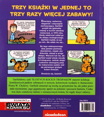 Garfield. Tłusty koci trójpak (Tom 1) - Jim Davis [KOMIKS]