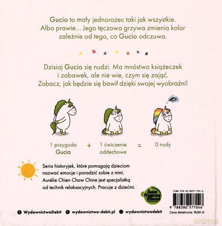 Gucio się nudzi. Uczucia Gucia - Aurelie Chien Chow Chine [KSIĄŻKA]