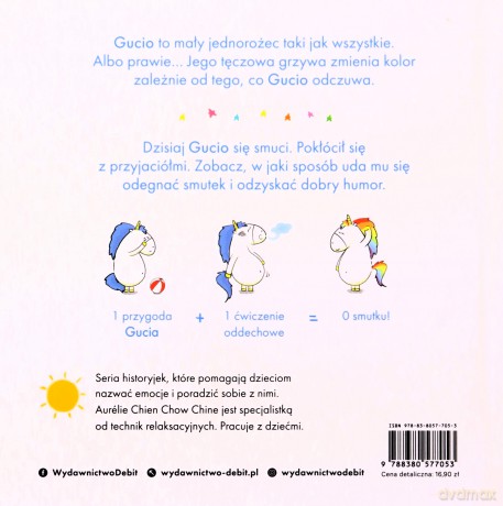 Gucio się smuci. Uczucia Gucia - Aurelie Chien Chow Chine [KSIĄŻKA]
