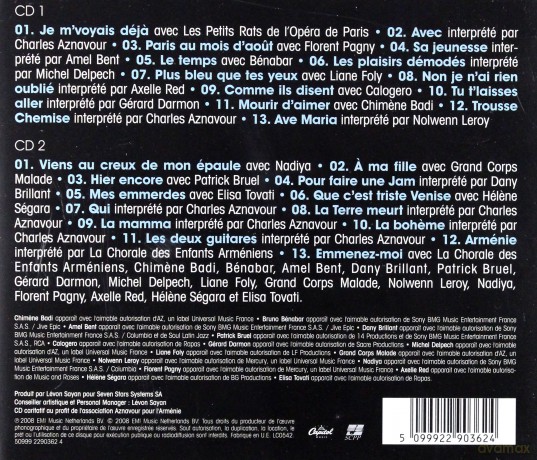 Charles Aznavour: Charles Aznavour Et Ses Amis A L'Opera G [2CD]