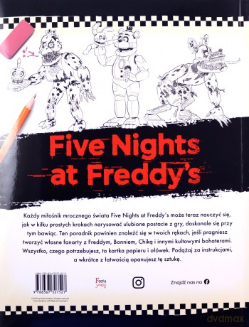 Jak rysować postacie. Five Nights at Freddy's - Scott Cawthon [KSIĄŻKA]