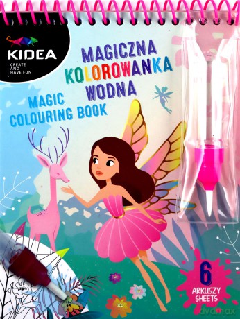 Magiczna wielorazowa kolorowanka wodna Kidea Magia