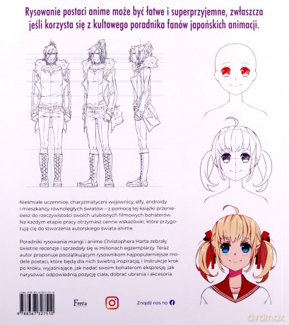 Mistrzowski kurs rysowania anime - Christopher Hart [KSIĄŻKA]