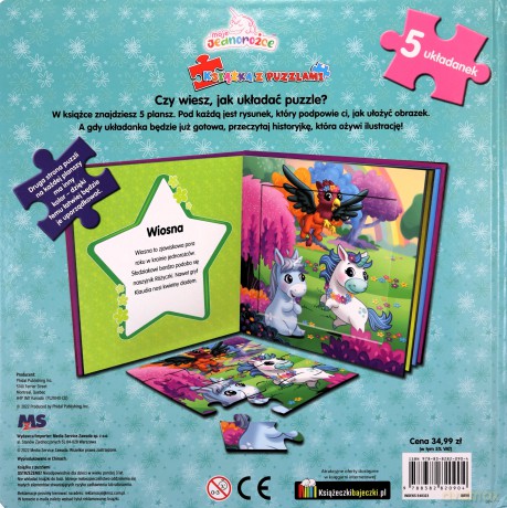 Moje Jednorożce. Książka z puzzlami [KSIĄŻKA]