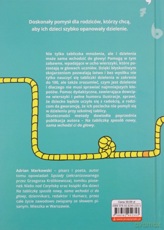 Na dzielenie sposób nowy, samo wchodzi ci do głowy. Łatwa nauka dzielenia - Adrian Markowski [KSIĄŻKA]