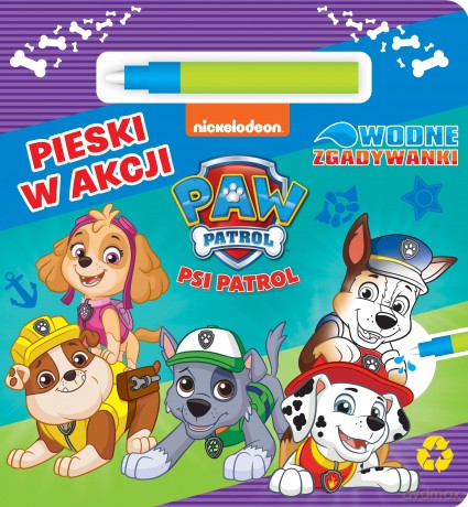 Pieski w akcji. Wodne Zgadywanki. Psi Patrol [KSIĄŻKA]