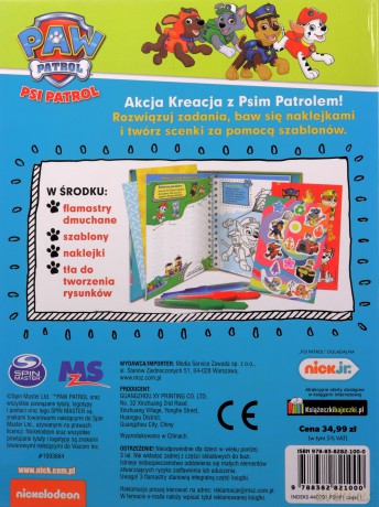Pieski z patrolu. Akcja Kreacja. Psi Patrol [KSIĄŻKA]
