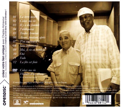 Charles Aznavour: Colore Ma Vie [CD]