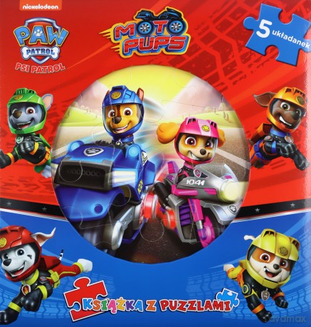 Psi Patrol. Książka z puzzlami [KSIĄŻKA]