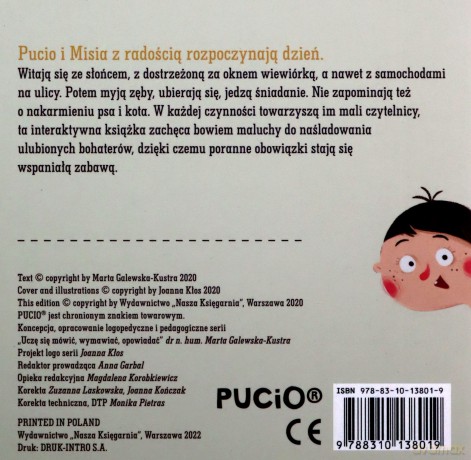 Pucio mówi dzień dobry - Marta Galewska-Kustra [KSIĄŻKA]