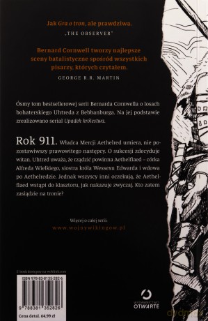 Pusty tron. Wojny wikingów (Tom 8) - Bernard Cornwell [KSIĄŻKA]