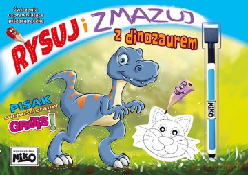 Rysuj i zmazuj z dinozaurem [KSIĄŻKA]