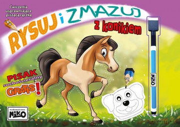 Rysuj i zmazuj z konikiem [KSIĄŻKA]
