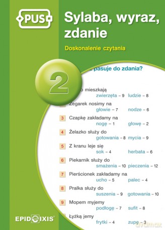 Sylaba, wyraz, zdanie 2 Doskonalenie czytania - Olga Wielińska-Jachymiak [KSIĄŻKA]