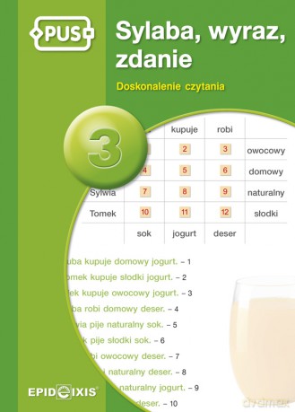 Sylaba, wyraz, zdanie 3 Doskonalenie czytania - Olga Wielińska-Jachymiak [KSIĄŻKA]