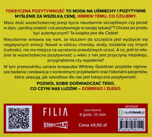 Toksyczna pozytywność - Whitney Goodman [AUDIOBOOK]