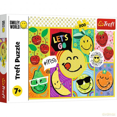TREFL 200 el. Wesoły Smiley 13297 [PUZZLE]